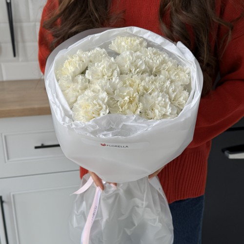 Моно букет з діантусів